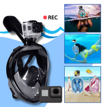 Carica l'immagine nel visualizzatore di Gallery, Maschera da snorkeling con vista panoramica a 180° - Ozerty