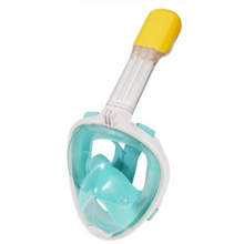 Carica l'immagine nel visualizzatore di Gallery, Maschera da snorkeling con vista panoramica a 180° -Verde/BambiniVerde/AdolescentiVerde/Adulti - Ozerty