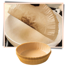 Carica l'immagine nel visualizzatore di Gallery, Confezione di rivestimenti di carta per friggitrice ad aria monouso