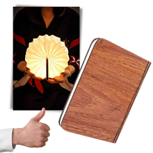 Carica l'immagine nel visualizzatore di Gallery, Lampada da lettura ricaricabile in legno