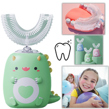 Carica l'immagine nel visualizzatore di Gallery, Spazzolino da denti elettrico a forma di u per bambini