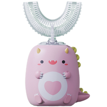 Carica l'immagine nel visualizzatore di Gallery, Spazzolino da denti elettrico a forma di u per bambini