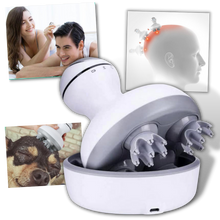 Carica l'immagine nel visualizzatore di Gallery, Massaggiatore del cuoio capelluto senza fili - Ozerty