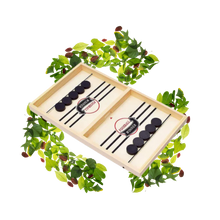 Carica l'immagine nel visualizzatore di Gallery, Gioco dell'hockey da tavolo in legno