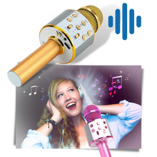Carica l'immagine nel visualizzatore di Gallery, Microfono karaoke bluetooth senza fili - Ozerty