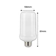 Carica l'immagine nel visualizzatore di Gallery, Lampada a LED con Effetto Fiamma - Ozerty