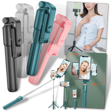 Carica l'immagine nel visualizzatore di Gallery, Bastone per selfie con treppiede - Ozerty