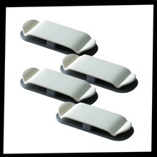 Carica l'immagine nel visualizzatore di Gallery, Confezione da 4 clip di fissaggio per cavi adesivi - Ozerty