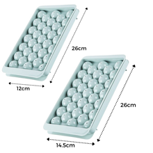 Carica l'immagine nel visualizzatore di Gallery, Set di vassoi per cubetti di ghiaccio rotondi - Ozerty