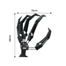 Carica l'immagine nel visualizzatore di Gallery, Guanto finto con mani di scheletro - Ozerty