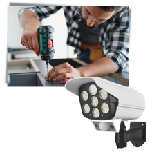 Carica l'immagine nel visualizzatore di Gallery, Lampada LED con sensore di movimento solare