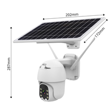 Carica l'immagine nel visualizzatore di Gallery, Telecamera esterna a energia solare - Ozerty