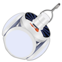 Carica l'immagine nel visualizzatore di Gallery, Lampada LED da campeggio ricaricabile - Ozerty