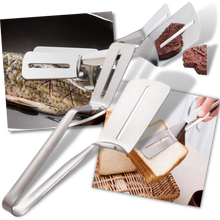 Carica l'immagine nel visualizzatore di Gallery, Spatola e pinze in acciaio inox - Ozerty