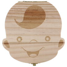 Carica l'immagine nel visualizzatore di Gallery, Scatola di legno per denti da latte