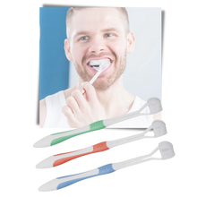 Carica l'immagine nel visualizzatore di Gallery, Spazzolino a tre lati per adulti e bambini - Ozerty