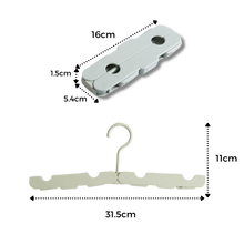 Carica l'immagine nel visualizzatore di Gallery, Confezione da 2 appendiabiti portatili - Ozerty