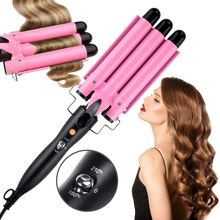 Carica l'immagine nel visualizzatore di Gallery, Arricciacapelli a triplo cilindro in ceramica - Ozerty
