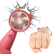 Carica l'immagine nel visualizzatore di Gallery, Mini ventilatore USB con supporto per telefono