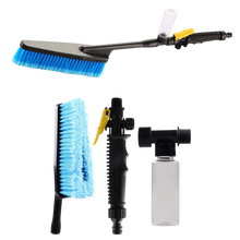 Carica l'immagine nel visualizzatore di Gallery, Kit di spazzole per la pulizia dell'auto pieghevole - Ozerty