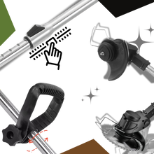 Carica l'immagine nel visualizzatore di Gallery, Tagliaerba a batteria 3 in 1 - Ozerty