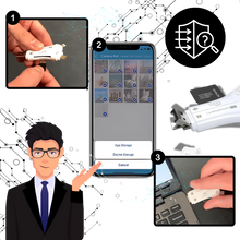 Carica l'immagine nel visualizzatore di Gallery, USB 4-in-1 per telefoni - Ozerty