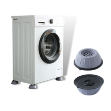 Carica l'immagine nel visualizzatore di Gallery, Confezione di 4 cuscinetti di gomma antivibrazione - Ozerty