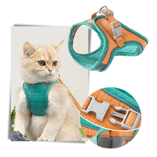 Carica l'immagine nel visualizzatore di Gallery, Set imbracatura e guinzaglio per animali - Ozerty