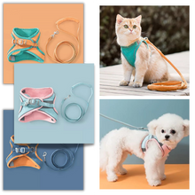 Carica l'immagine nel visualizzatore di Gallery, Set imbracatura e guinzaglio per animali - Ozerty
