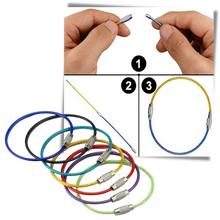 Carica l'immagine nel visualizzatore di Gallery, Confezione di portachiavi in filo flessibile - Ozerty