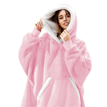 Carica l'immagine nel visualizzatore di Gallery, Felpa con cappuccio e coperta gigante