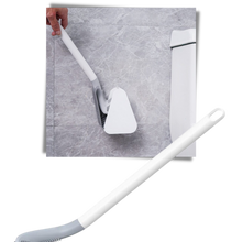 Carica l'immagine nel visualizzatore di Gallery, Scopino da toilette con manico lungo e base a muro - Ozerty