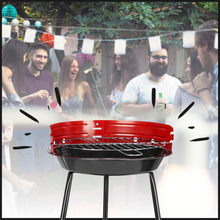 Carica l'immagine nel visualizzatore di Gallery, GRIGLIA A CARBONE BBQ ROTONDA PORTATILE - Ozerty