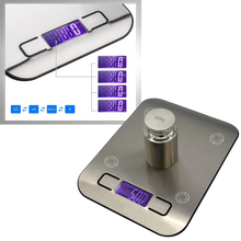Carica l'immagine nel visualizzatore di Gallery, Bilancia da cucina digitale LCD in acciaio inox - Ozerty
