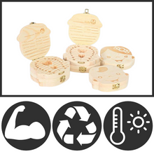 Carica l'immagine nel visualizzatore di Gallery, Scatola di legno per denti da latte