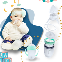 Carica l'immagine nel visualizzatore di Gallery, Biberon per autoalimentazione con valvola anticolica - Ozerty