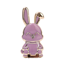 Carica l'immagine nel visualizzatore di Gallery, Supporto per telefono a forma di coniglietto -Viola - Ozerty