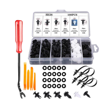 Carica l'immagine nel visualizzatore di Gallery, Set di clip per pannello porta auto -Set 100 pezzi con 30 utensili - Ozerty