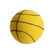 Carica l'immagine nel visualizzatore di Gallery, Pallone da basket silenzioso colorato -Giallo/24 cm - Ozerty