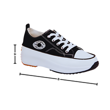 Carica l'immagine nel visualizzatore di Gallery, Sneaker in tela antiscivolo comodamente rialzata - Ozerty