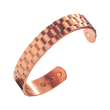 Carica l'immagine nel visualizzatore di Gallery, Bracciale magnetico terapeutico in rame -Oro rosato - Ozerty