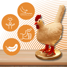 Carica l'immagine nel visualizzatore di Gallery, Lampada accogliente a forma di uovo di gallina - Ozerty