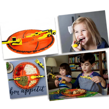Carica l'immagine nel visualizzatore di Gallery, Set di piatti e utensili per un'alimentazione creativa e costruttiva - Ozerty
