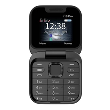 Carica l'immagine nel visualizzatore di Gallery, Telefono cellulare pieghevole Dual Sim piccolo -I16 Pro/Nero - Ozerty