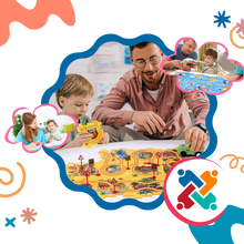 Carica l'immagine nel visualizzatore di Gallery, Set di piste educative per auto elettriche - Ozerty