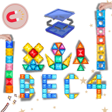 Carica l'immagine nel visualizzatore di Gallery, Blocchi da costruzione magnetici educativi - Ozerty