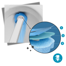Carica l'immagine nel visualizzatore di Gallery, Spazzola per WC monouso a pulizia efficiente - Ozerty
