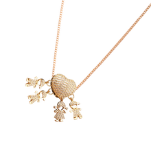 Carica l'immagine nel visualizzatore di Gallery, Elegante collana con charm per la mamma -3 Ragazzi 1 Ragazza - Ozerty
