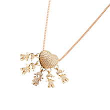 Carica l'immagine nel visualizzatore di Gallery, Elegante collana con charm per la mamma -1 Ragazza 4 Ragazzi - Ozerty
