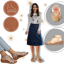 Carica l'immagine nel visualizzatore di Gallery, Eleganti sandali ortopedici Boho - Ozerty